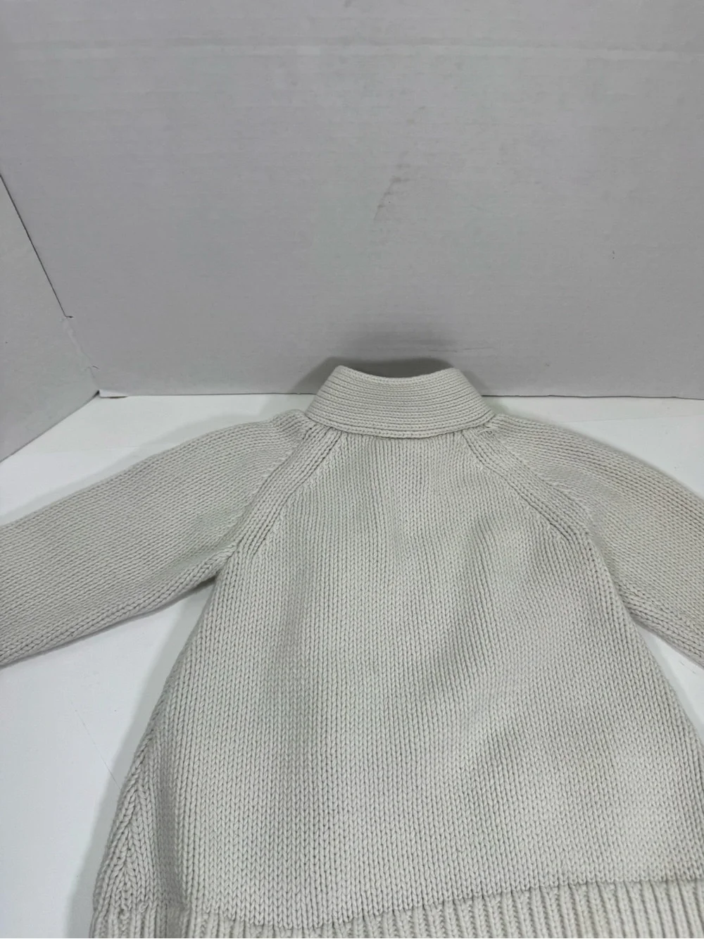 OshKosh B'gosh Cream Knit Toggle Pea Coat
